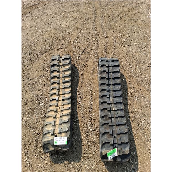 ** (2) Small Equipment Rubber Tracks- Cannot Ship