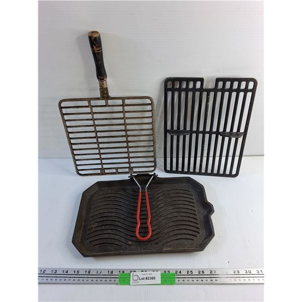 BBQ Grills and Tray- Cannot Ship