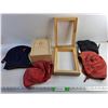 Image 1 : Helmet Hats, Croatia Industries Wooden Box and Wooden Frames 12" x 8"