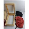 Image 3 : Helmet Hats, Croatia Industries Wooden Box and Wooden Frames 12" x 8"