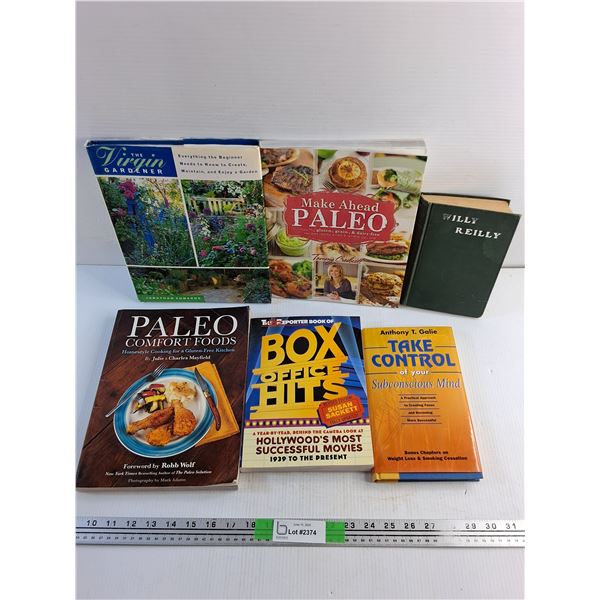 Various Books - Paleo Comfort Food, The Virgin Gardener and Box Office Hits