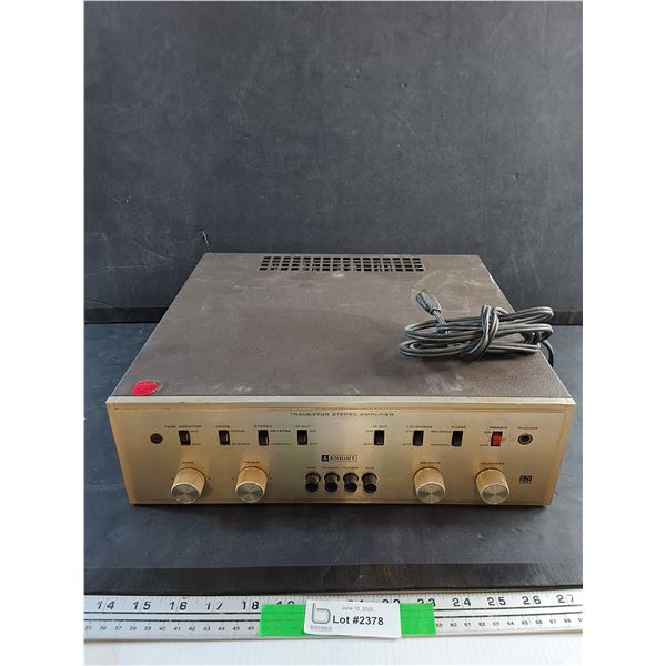 Knight Transistor Stereo Amplifier - As Is