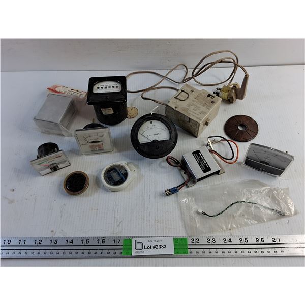 Various Meters and Electrical Supplies