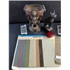 Image 2 : Mayan and Egyptian Decor, Curtain Weights, Fabric Samples and Misc