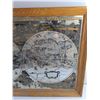 Image 3 : Framed Geographical Art 35 x 25"