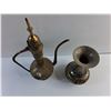 Image 2 : Brass Coffee Pot and Flower Vase
