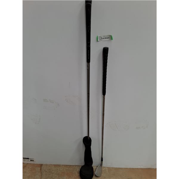 (2) Right-Handed Golf Clubs (Staff PW, Callaway #3 Wood)- Cannot Ship