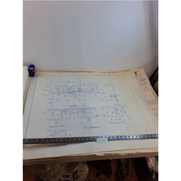 Bulk Blueprints of Moose Jaw CPR Station Liquor Store