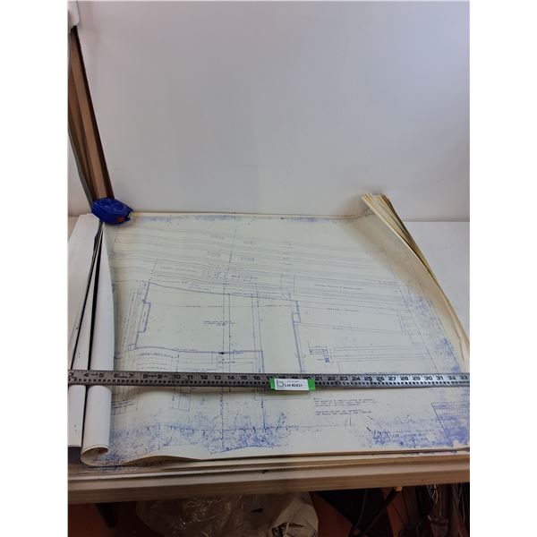 Bulk Blueprints of Moose Jaw CPR Liquor Store