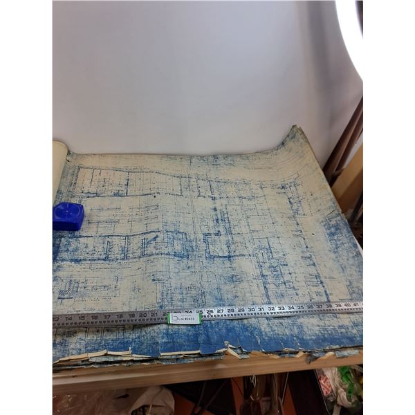 Bulk Blueprints of Moose Jaw CPR Station Liquor Store