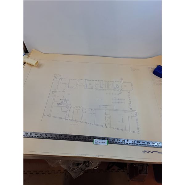 Bulk Blueprints of Moose Jaw CPR Station Liquor Store