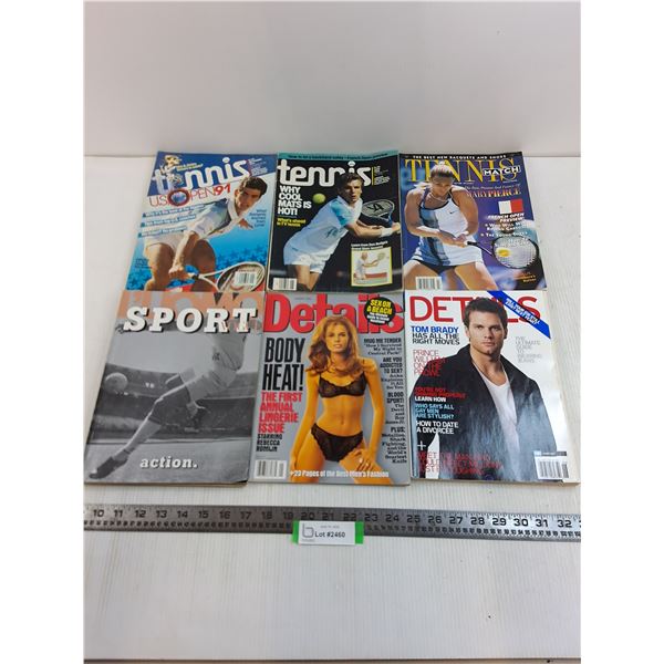 (6) Men's 90's Sport/Fitness Magazines