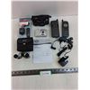 Image 1 : Assorted Devices (Roots Binoculars, Minolta & Sony Cameras, Motorola & Audiovox Phones)