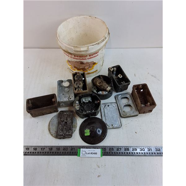Older Electrical Boxes & Outlets - As is
