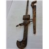 Image 2 : Vintage 100 lb Beam Scale, Vintage Hand Saw - Pickup Only