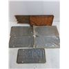 Image 2 : (6) Vintage Saskatchewan License Plates (39, 72, 75, 75, 75, 75)