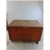 Image 3 : Rolling Lockable Wooden Tool Box Cart - 24" x 16" x 12" - Pickup Only