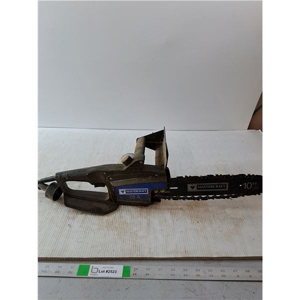 Mastercraft 7.5A 10" Chainsaw (as is)- Cannot Ship
