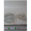 Image 1 : (2) Glass Serving Plates
