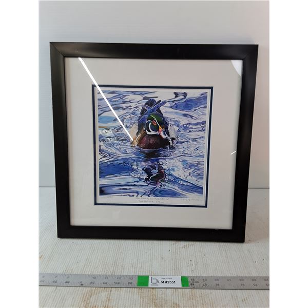 Kelly McNeil Ducks Unlimited Picture in Frame(18×18")