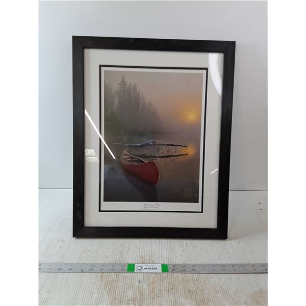 Ducks Unlimited Morning Mist Picture in Frame(22.5"×17.5")