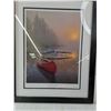 Image 2 : Ducks Unlimited Morning Mist Picture in Frame(22.5"×17.5")