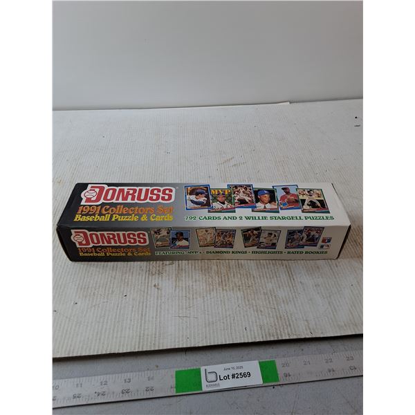 Donruss 1991Collectors Set Baseball Cards (Sealed)