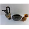 Image 2 : Wooden and Ceramic Vases and Decorative Pitcher