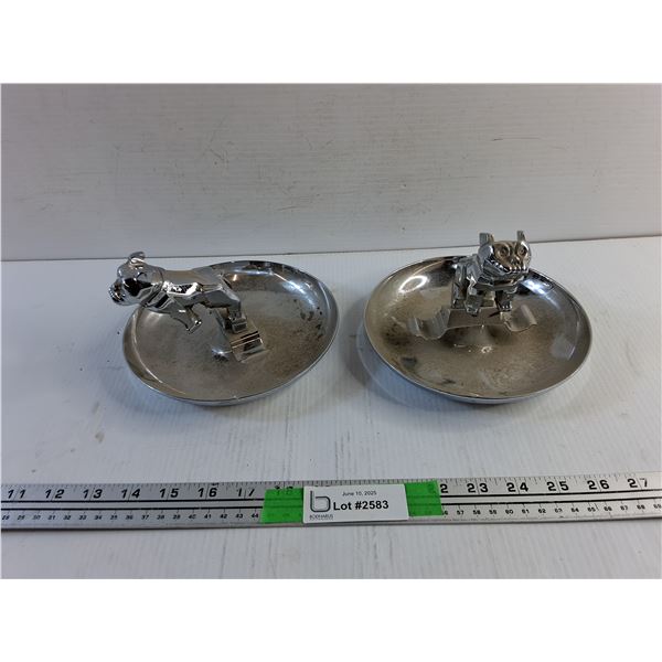 (2) Cigar Ash Trays