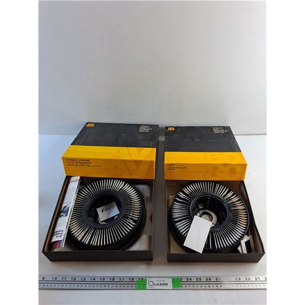Kodak Ektagraphic Universal and Transvue 80 Slide Trays