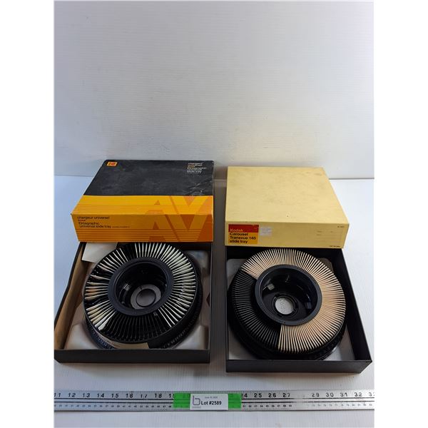 Kodak Ektagraphic Universal and Transvue 140 Slide Trays