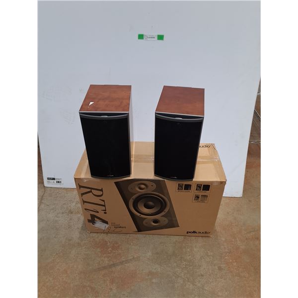 Polkaudio Bookshell Speakers - As Is