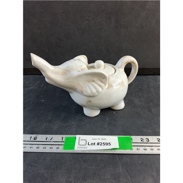 Ceramic Elephant Tea Pot