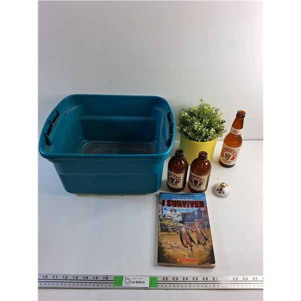 Calgary Beer Bottles, Artificial Plant, I Survived The Graphic Novel, Plastic Container and Pot Cap