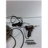 Image 3 : Assorted Cords, Soldering Gun, Gas Torch, Staples