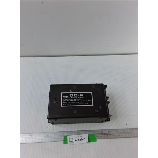 DC-4 Mobile Power Supply