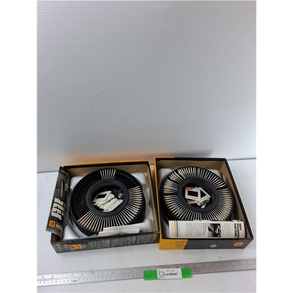 (2) Kodak Carousel Projector Trays