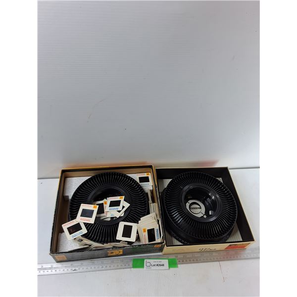 (2) Kodak Carousel Projector Trays