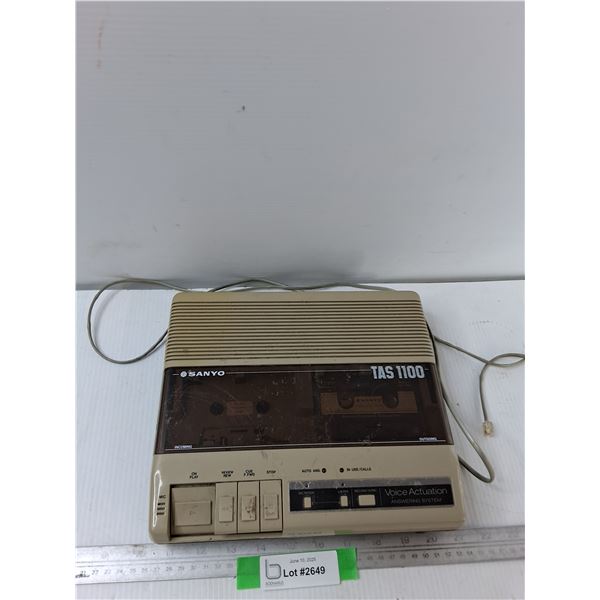 Sanyo Voice Actuation Answering Machine