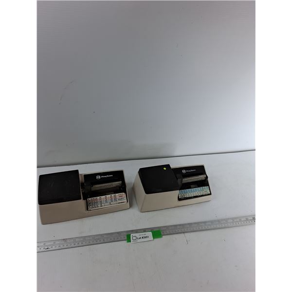 (2) Pitney Bowes Scales
