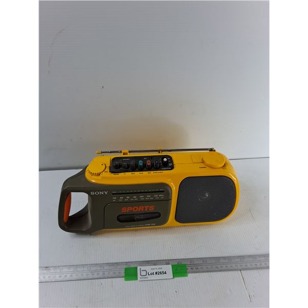 Sony Sports Radio Cassette-Corder