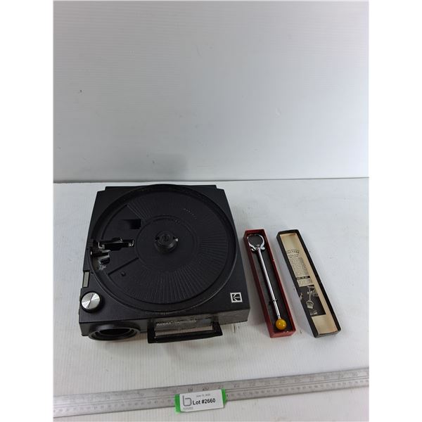 Kodak Carousel Projector And Ice Cube Server