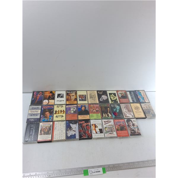 Assorted Cassette Tapes - Ricky Nelson,Dan Hill,Carrol Baker,Misc