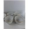 Image 5 : (9) Dessert Plates, (5)  Tea Cups