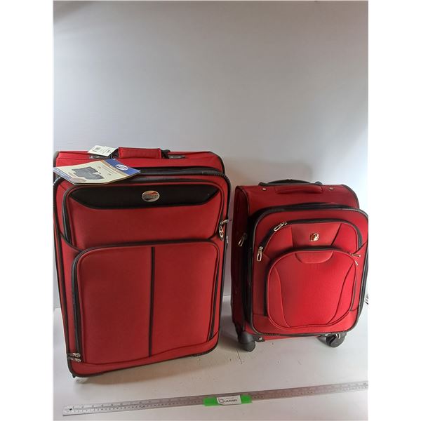 *(2) Suitcases - CANNOT SHIP