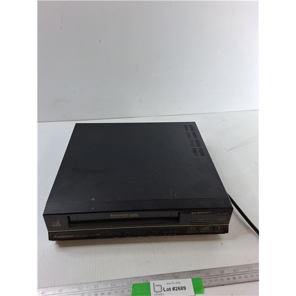 PanaSonic OmniVision VHS Player -Turns On