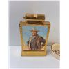 Image 4 : (4) Handled Pot, John Wayne Whiskey Bottle