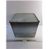 Image 1 : Galvanized Metal Box with Lid 15" x 15" x 12"