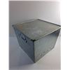 Image 2 : Galvanized Metal Box with Lid 15" x 15" x 12"