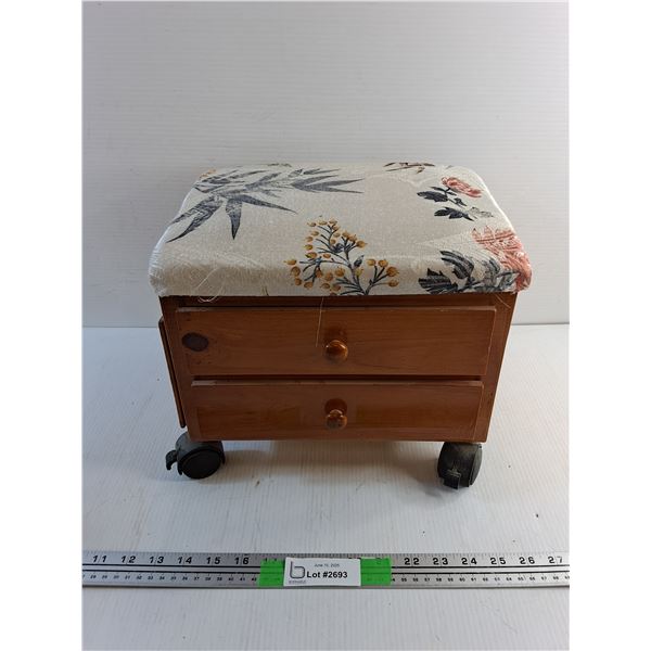 Miniature Wheeled Cabinet 10" x 12" x 10"